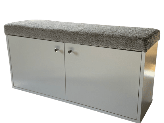 Белая скамейка L1000