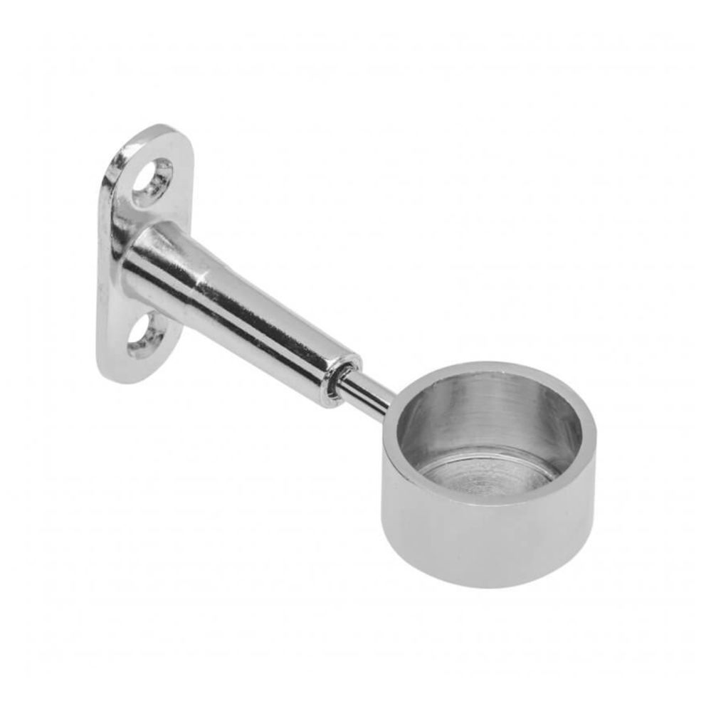 Adjustable Bracket Closed Type Round Clothes Bar D25mm