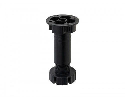 Черная пластиковая ножка H100 мм для кухни