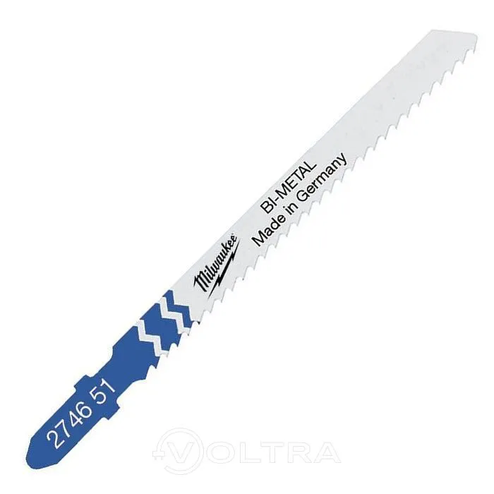 Lame pentru ferăstrău pendular (pentru metal) 75x2.5mm (5 buc) Milwaukee (4932274651)