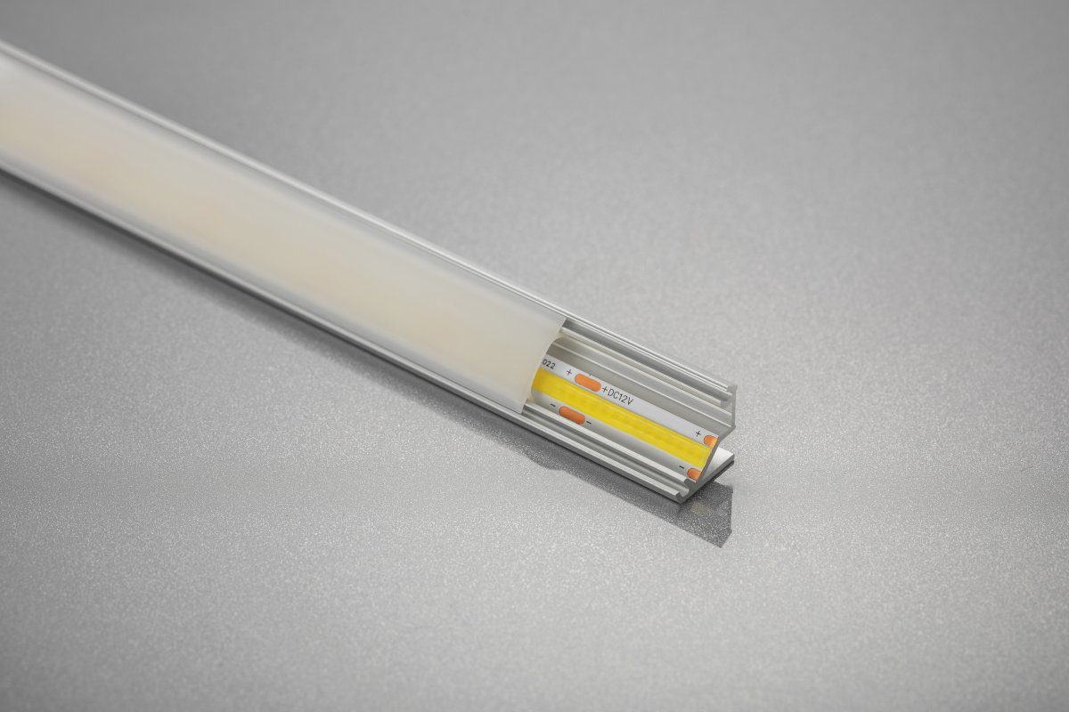 GLAX profile for LED strip, surface corner mounting, 2 m - Image 3